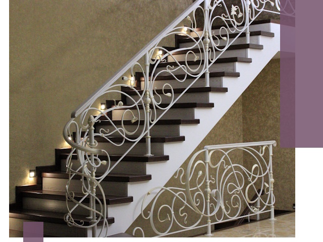 Кованые лестницы под ключ в Сергиеве Посаде — изготовление и монтаж