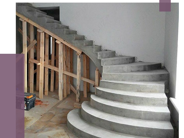 Изготовление бетонных лестниц под ключ в Сергиеве Посаде от 19956 руб. | ПРОЛЁТ-Сгп