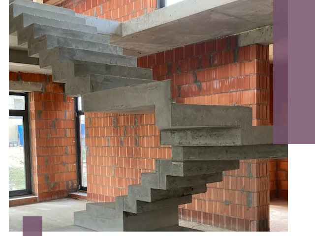 Изготовление бетонных лестниц под ключ в Сергиеве Посаде