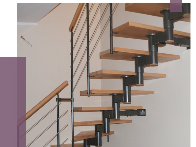 Изготовление модульных лестниц в Сергиеве Посаде от 11513 руб. 