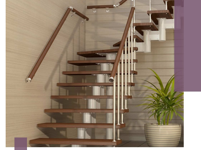 Изготовление модульных лестниц под ключ в Сергиеве Посаде