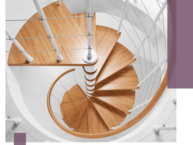 Изготовление винтовых лестниц под ключ в Сергиеве Посаде