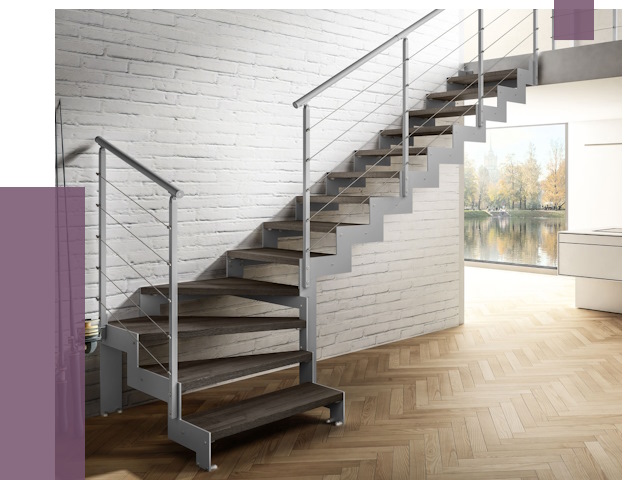 Г-образные лестницы под ключ в Сергиеве Посаде от 37098 руб. | ПРОЛЁТ-Сгп