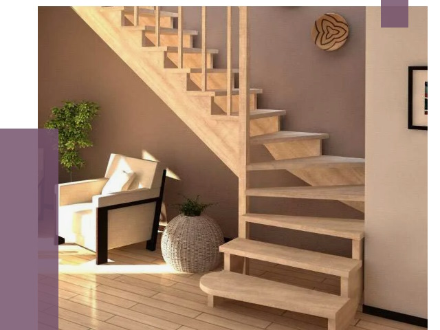 Изготовление Г-образных лестниц в Сергиеве Посаде от 18933 руб. 