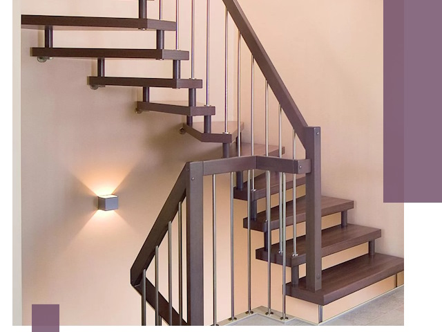 Изготовление лестниц на больцах в Сергиеве Посаде под ключ