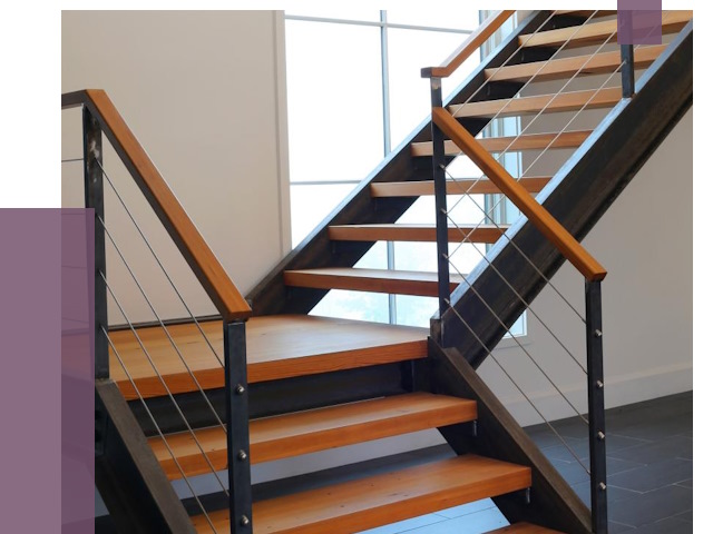 Изготовление лестниц на металлокаркасе в Сергиеве Посаде от 18933 руб. | ПРОЛЁТ-Сгп
