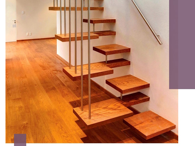 Лестницы «гусиный шаг» на заказ в Сергиеве Посаде для узких пространств