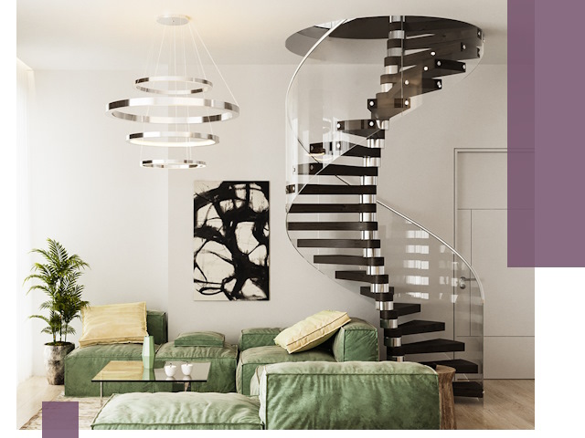 Лестницы для двухуровневой квартиры в Сергиеве Посаде — изготовление и монтаж