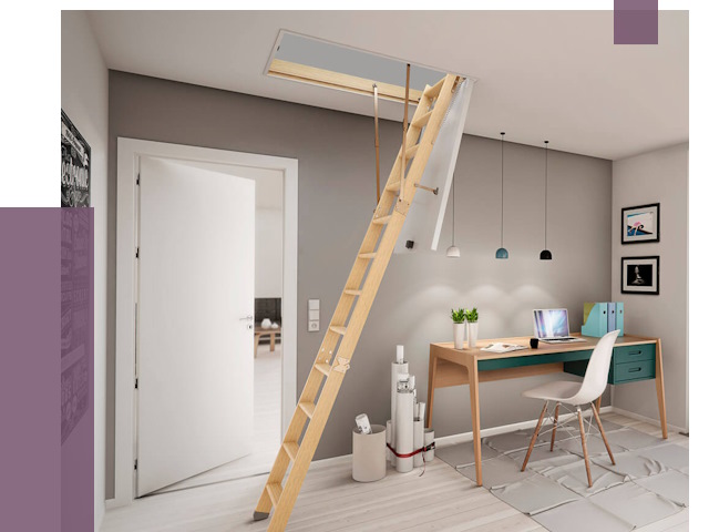 Чердачные лестницы в Сергиеве Посаде — от 14583 руб. | ПРОЛЁТ-Сгп