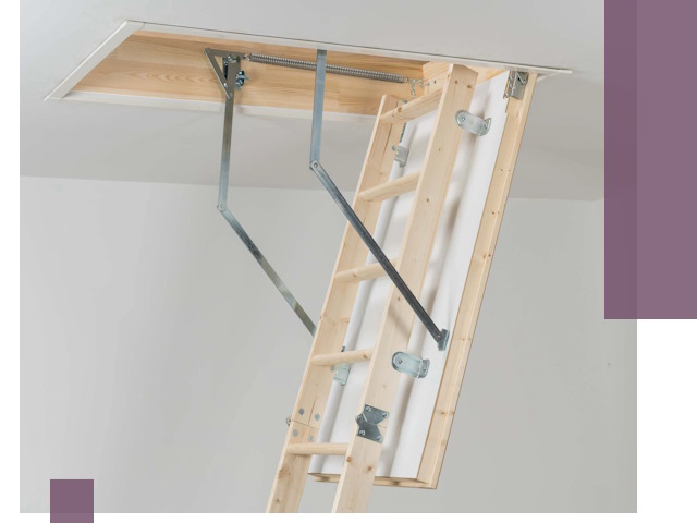 Установка чердачной лестницы под ключ в Сергиеве Посаде