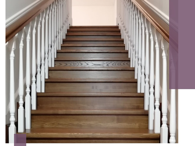 Лестницы из ясеня на заказ в Сергиеве Посаде — изготовление и монтаж