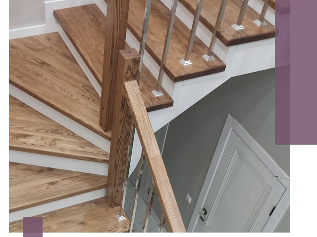 Обшивка металлических лестниц под ключ в Сергиеве Посаде