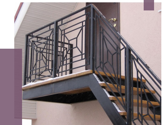 Металлические перила в Сергиеве Посаде от 4298 руб.  | ПРОЛЁТ-Сгп