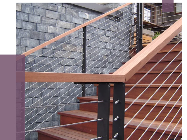 Тросовые перила под ключ в Сергиеве Посаде от 7778 руб.