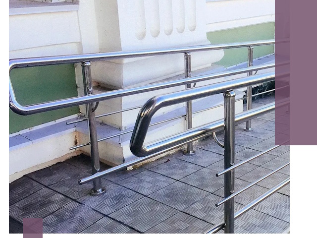 Ограждения пандусов из металла и нержавейки в Сергиеве Посаде