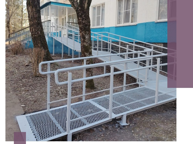 Пандусы под ключ в Сергиеве Посаде: изготовление, монтаж и демонтаж