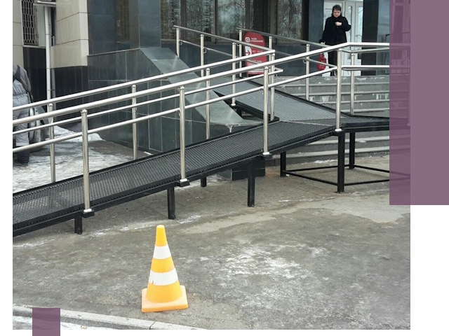 Стационарные пандусы под ключ в Сергиеве Посаде — изготовление и монтаж