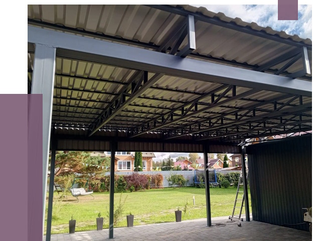 Монтаж навесов в Сергиеве Посаде от 7368 руб. — установка навеса | ПРОЛЁТ-Сгп