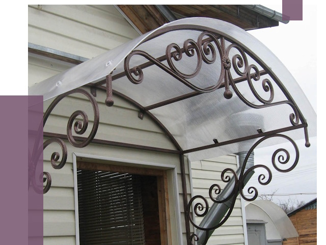 Изготовление козырьков в Сергиеве Посаде от 7368 руб. — заказать | ПРОЛЁТ-Сгп