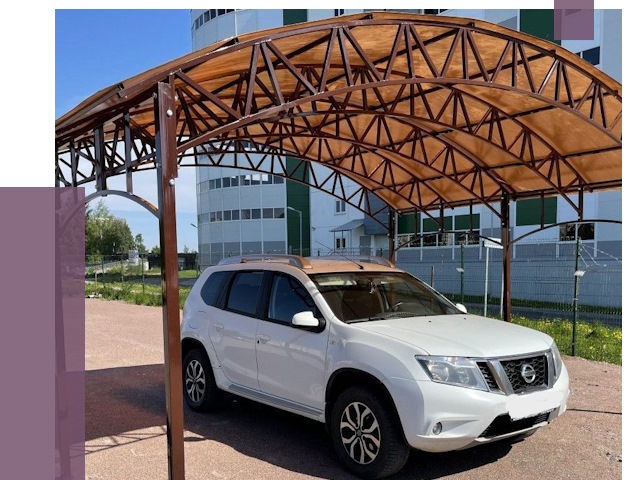 Недорогие навесы в Сергиеве Посаде от 42983 руб.  | ПРОЛЁТ-Сгп