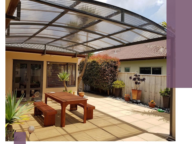 Навесы во двор под ключ в Сергиеве Посаде — изготовление и монтаж