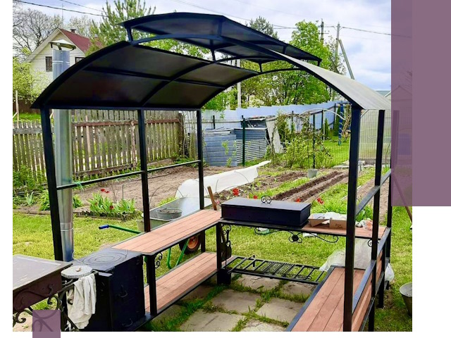 Навесы для барбекю в Сергиеве Посаде: изготовление, монтаж и демонтаж