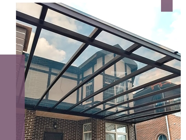 Навесы из поликарбоната в Сергиеве Посаде от 8617 руб. под ключ — ПРОЛЁТ-Сгп