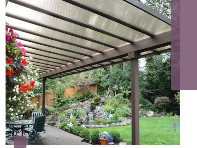 Навесы из поликарбоната под ключ в Сергиеве Посаде быстро и надёжно