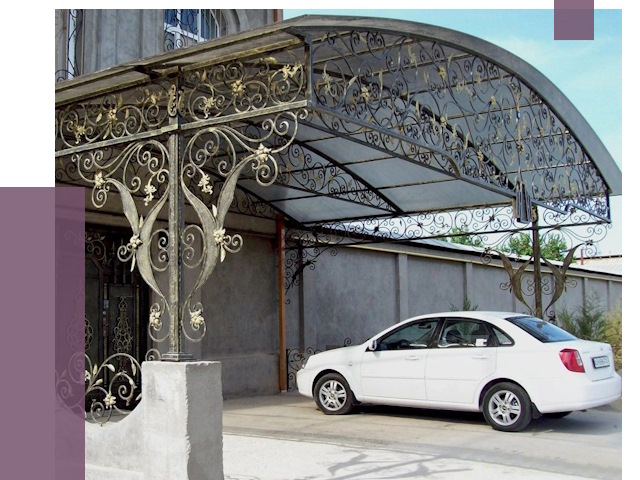 Кованые навесы в Сергиеве Посаде от 14583 руб. | ПРОЛЁТ-Сгп