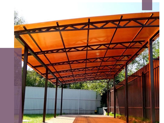 Односкатные навесы под ключ в Сергиеве Посаде от 13151 руб. 