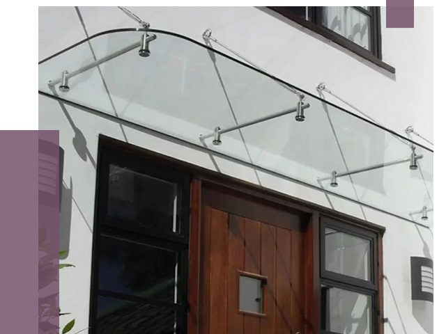 Стеклянные козырьки в Сергиеве Посаде от 18933 руб. | ПРОЛЁТ-Сгп