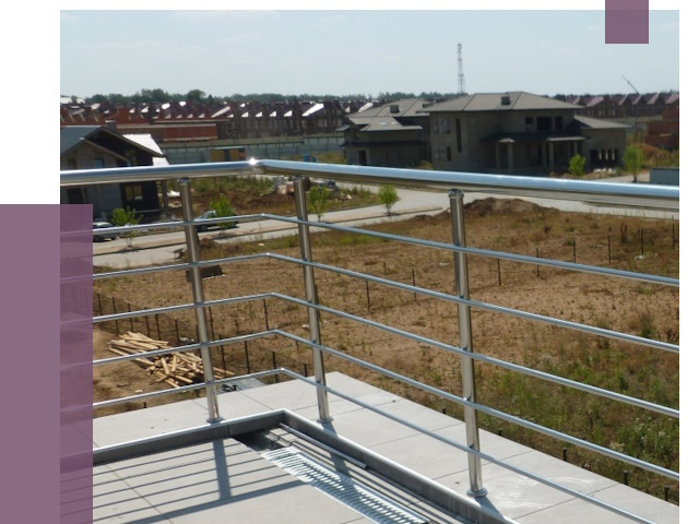 Парапеты из нержавеющей стали в Сергиеве Посаде от 7983 руб. за м² | ПРОЛЁТ-Сгп