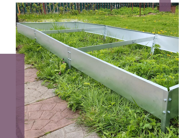 Металлические бордюры для грядок в Сергиеве Посаде от 1791 руб. 