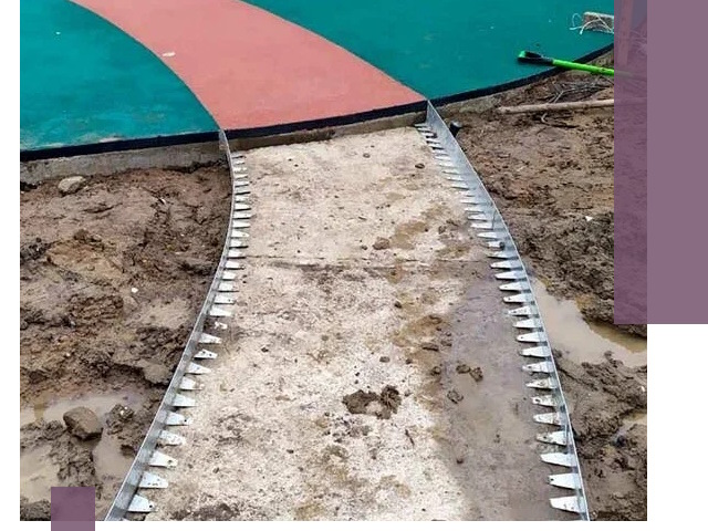 Металлические бордюры для дорожек в Сергиеве Посаде — монтаж и изготовление