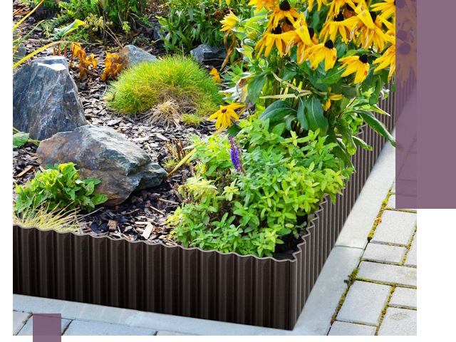 Металлические бордюры для клумб в Сергиеве Посаде — производство и монтаж