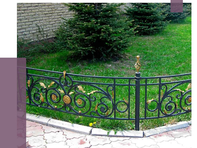 Кованые газонные ограждения в Сергиеве Посаде от 7624 руб. — ПРОЛЁТ-Сгп
