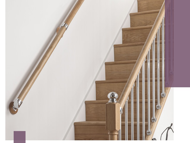 Пристенные поручни из стали и нержавейки под монтаж в Сергиеве Посаде