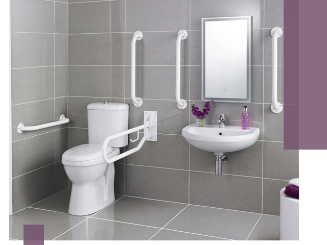 Поручни для санузлов в Сергиеве Посаде: установка, ремонт и монтаж